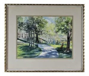 Winnie Borne Sherman, Golf Course, Circa 1960