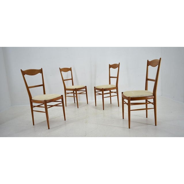 Dining Chairs attributed to Drevotvar, Former Czechoslovakia, 1970s, Set of 4 For Sale - Image 11 of 18