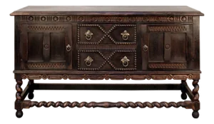 Mission Buffet/Server With Added Granite Top