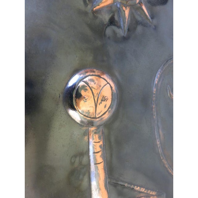 Wall Decoration in Copper & Brass, 1960s For Sale - Image 10 of 18