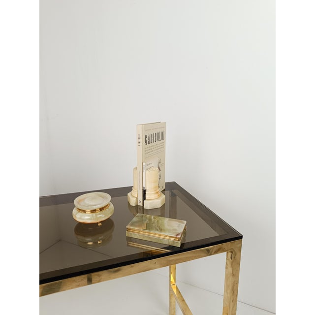 Carved Alabaster Bookends from Volterra in the style of the Grand Tour, 1960s, Set of 2 For Sale - Image 6 of 14