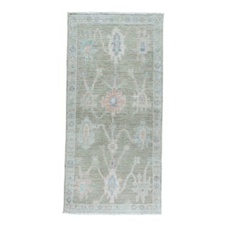 Turkish Oushak Runner Rug 2'8" x 8'10" #17140 For Sale