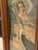 19th Century Napoleon III Style Three-Panel Painted Canvas Fireplace Screen For Sale - Image 15 of 15