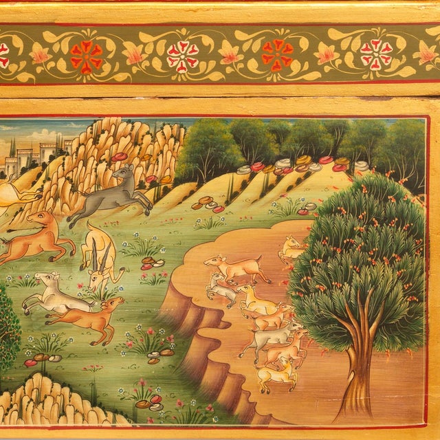 1950s Vintage Indian Blanket Box, 1950s For Sale - Image 5 of 10