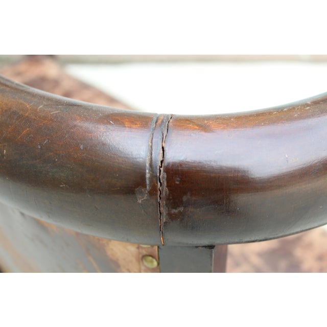 Empire Mahogany Rolled Arm Settee With Claw Feet For Sale In Detroit - Image 6 of 12