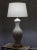 Spanish 1950s Spanish White Ceramic Lamp For Sale - Image 3 of 10