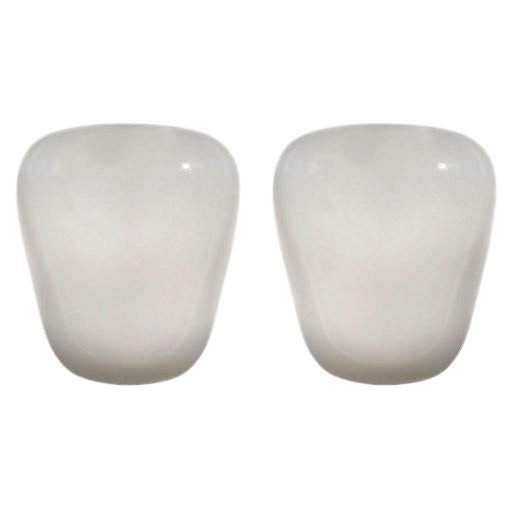Pair Of Wilhelm Wagenfeld For Lindner Geometric Glass Sconces Chairish