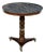 English Regency Period 19th Century Mahogany Side Table with Grey Marble Top For Sale