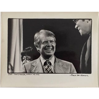 Fred McDarrah, Vintage Photo SIlver Gelatin Photograph President Jimmy Carter by Fred Mcdarrah, 1976 For Sale