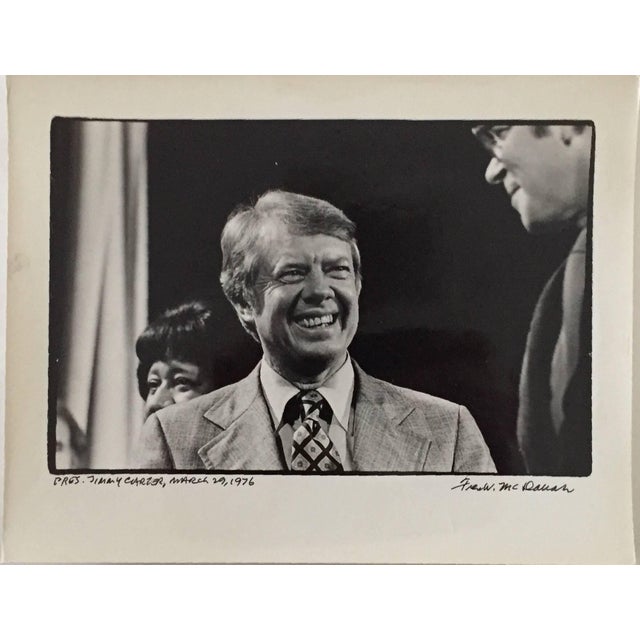 Fred McDarrah, Vintage Photo SIlver Gelatin Photograph President Jimmy Carter by Fred Mcdarrah, 1976 For Sale