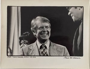 Fred McDarrah, Vintage Photo SIlver Gelatin Photograph President Jimmy Carter by Fred Mcdarrah, 1976