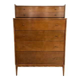 1950s Paul McCobb Planner Group Highboy Dresser by Winchendon For Sale