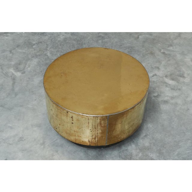 1960s Handmade Coffee Table in Patinated Brass, 1970s For Sale - Image 5 of 12