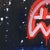 City Nights - Retro Pacman Inspired Mixed Media Graffiti Artwork on Canvas by Amber Goldhammer For Sale In Los Angeles - Image 6 of 9