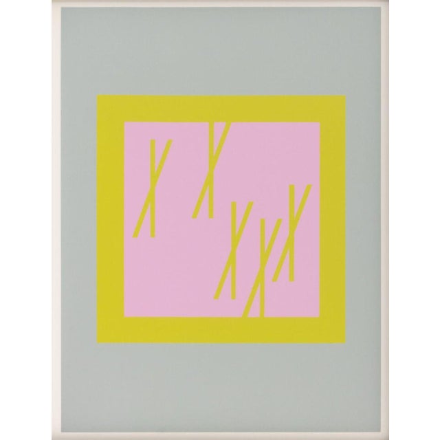 Josef Albers (German/American, 1888-1976), "The Interaction of Color Plate XXII-2", Screenprint in Colors on Paper, 1973,...