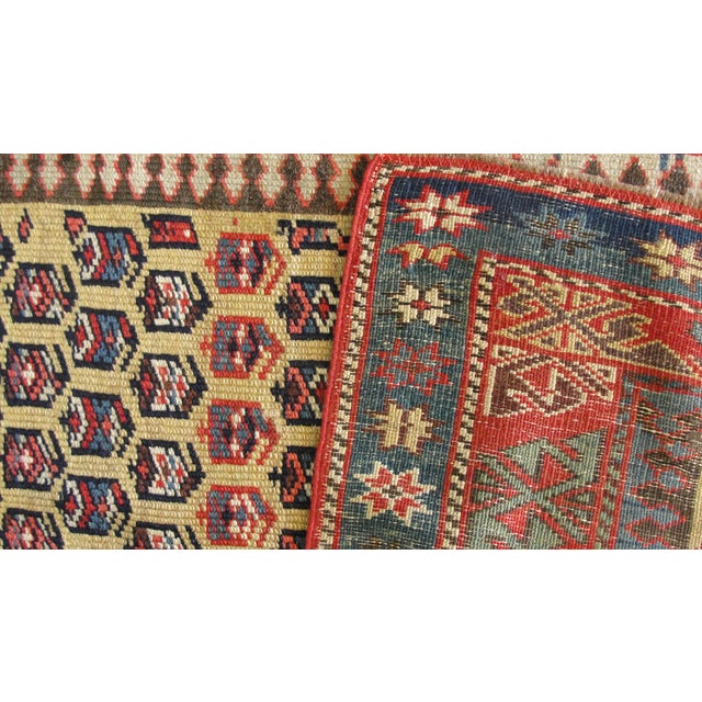 Late 19th Century Antique Shirvan / Caucasian Runner, 3'6" × 13'8" For Sale - Image 5 of 10