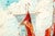 Mid-Century Modern Mid-Century Modern Palette Knife Oil Marine Painting Twin Red Sailboats For Sale - Image 3 of 6
