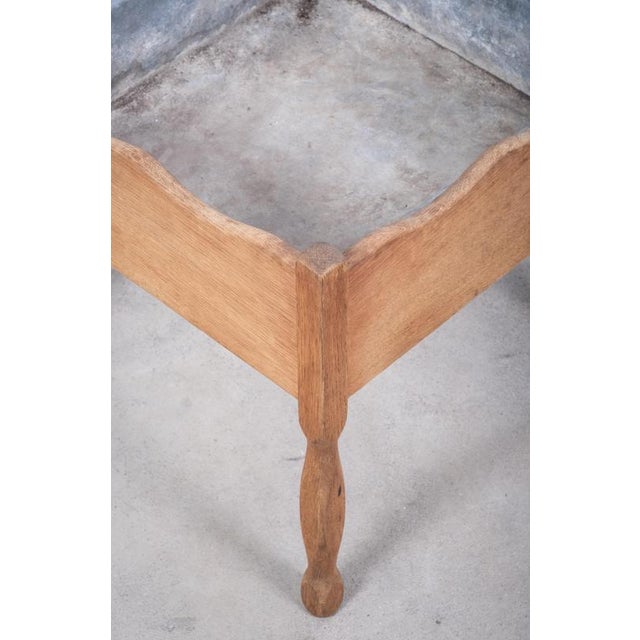 Wood Oak Planter Stand by Henning Kjærnulf, Denmark, 1960s For Sale - Image 7 of 8