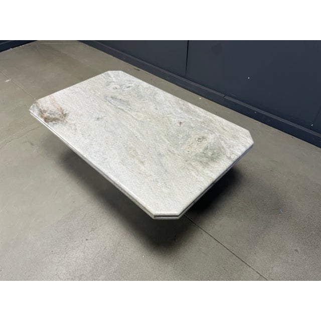 Mid-Century Modern Vintage Marble Coffee Table, Italy, 1970s For Sale - Image 3 of 12