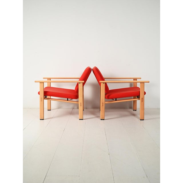 Danish Armchairs attributed to Fritz Hansen, 1960s, Set of 2 For Sale - Image 3 of 12