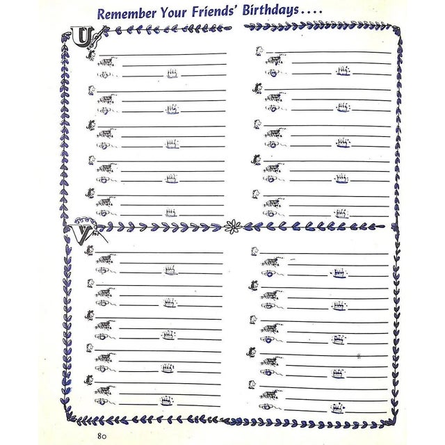 "The Betty Betz Party Book: The Teen-Age Guide to Social Success" 1947 Betz, Betty For Sale - Image 9 of 9