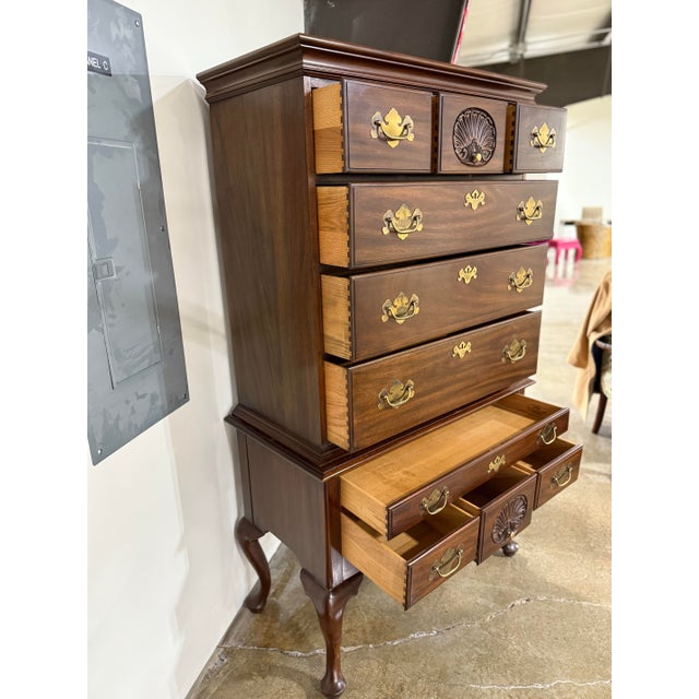 1970s 1970s Henkel Harris Highboy For Sale - Image 5 of 12