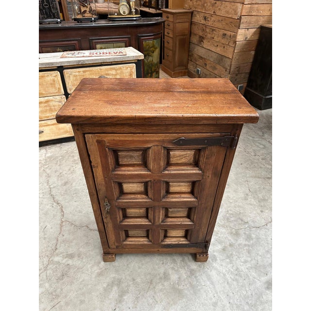 Brutalist Elm Cabinet, 1950s For Sale - Image 4 of 8