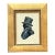 Vintage Silhouette Portrait in Gilt Frame For Sale