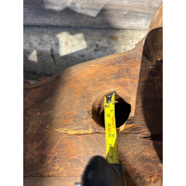 1950s Hand Carved Americana Carousel Horse Full Size Sculpture For Sale - Image 12 of 12