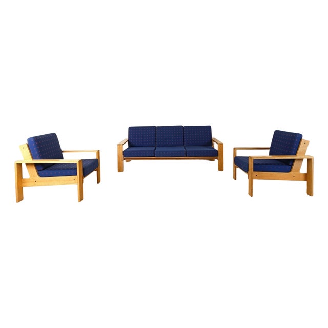Vintage Scandinavian Sofa Set, 1970s, Set of 3 For Sale