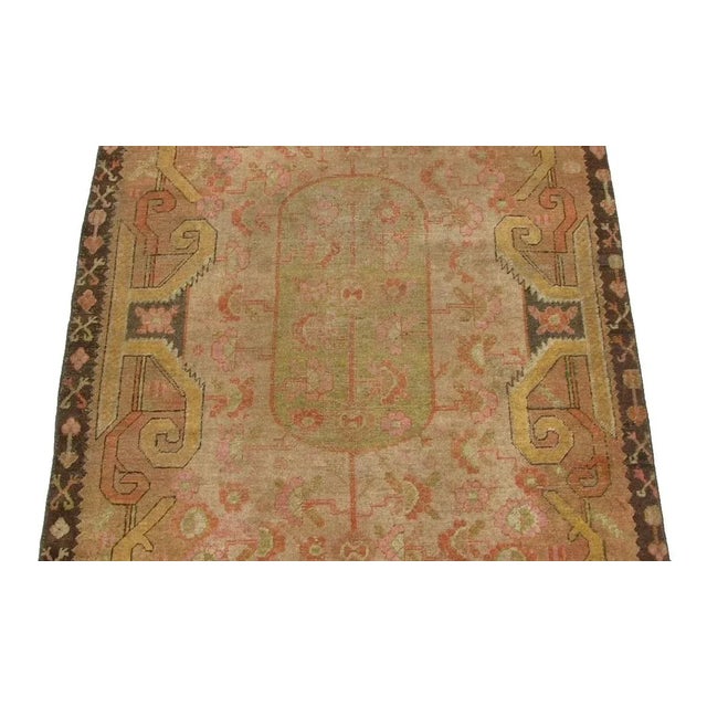 Tribal 1900s Antique Uzbek Samarkand Rug- 8'1'' X 4'11'' For Sale - Image 3 of 6