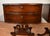 1920s 1920s Duncan Phyfe Mahogany Lyre Base Pair of Nightstands / Bedside Tables For Sale - Image 5 of 18