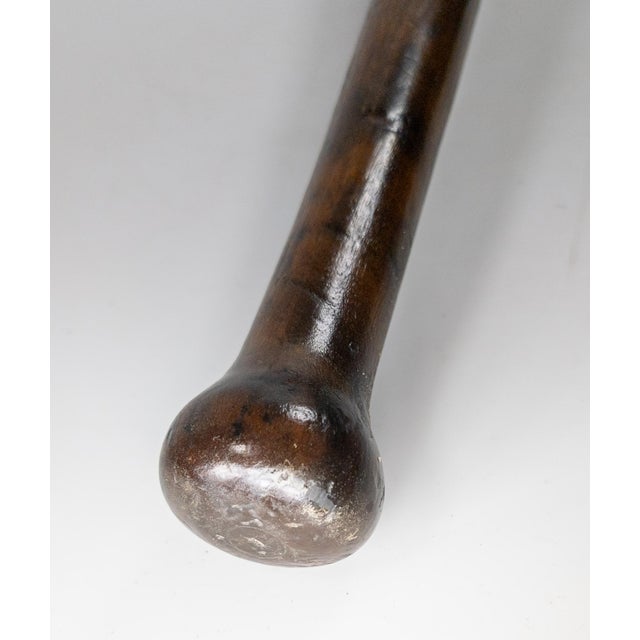 19th Century Unusual Carved Wood Ceremonial Club Sculpture, Pacific Islands For Sale - Image 14 of 16
