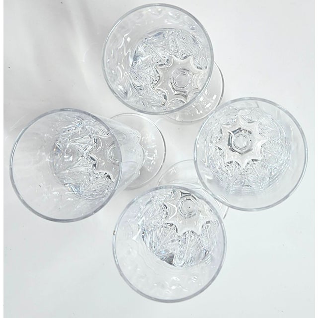 Vintage French Champagne Flutes- Set of Four For Sale - Image 10 of 14