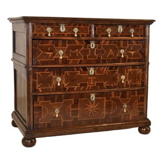 Period 17th Century Mahogany Chest of Drawers From England For Sale