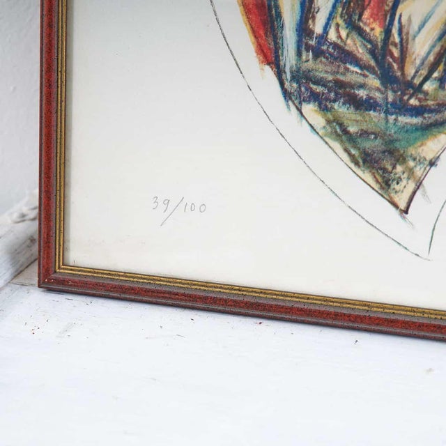 Fiorenzo Gobbo, The Pelican, Art Print, Framed For Sale - Image 4 of 8