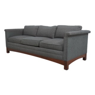 Stickley Arts & Crafts Cherry Upholstered Sofa For Sale