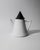 Ceramic Vintage Postmodern Triangular Black and White Ceramic Coffee or Tea Pot, 1980s For Sale - Image 7 of 11