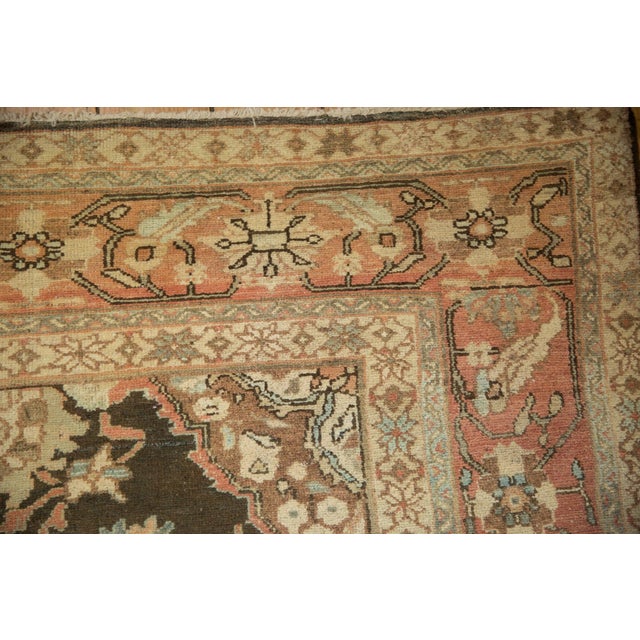 Vintage Distressed Mahal Carpet - 10'8" x 13'10" For Sale - Image 9 of 10