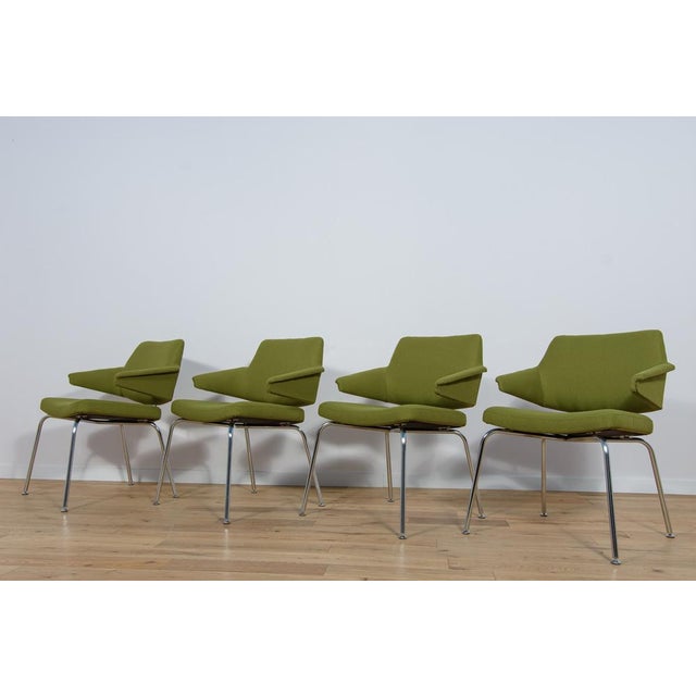 1960s Mid-Century Conference Armchairs by Jacob Jensen for Duba, 1960s, Set of 4 For Sale - Image 5 of 18