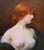 Henri Rondel -Portrait of a Seminude Red Haired Beauty-19th Century Oil Painting For Sale - Image 4 of 10