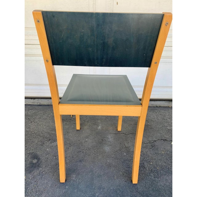 2000 - 2009 Bpa International Italin Chair- (Blue) For Sale - Image 5 of 11