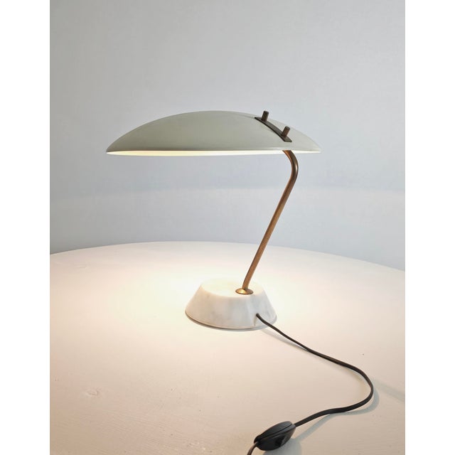 Metal Mid-Century Modern Model 8023 Table Lamp by Bruno Gatta for Stilnovo, Italy, 1960s For Sale - Image 7 of 15