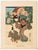 Utagawa Kunisada (Toyokuni III, Japanese, 1786-1865), Two Bijin-ga Scenes, Woodblock Print in Colors, unframed. Larger:...