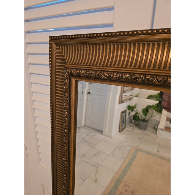 Mid Century Modern Vintage Mirror Gilded Designer For Sale - Image 4 of 11