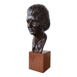 1970s Harvey Schor Bust of a Woman For Sale