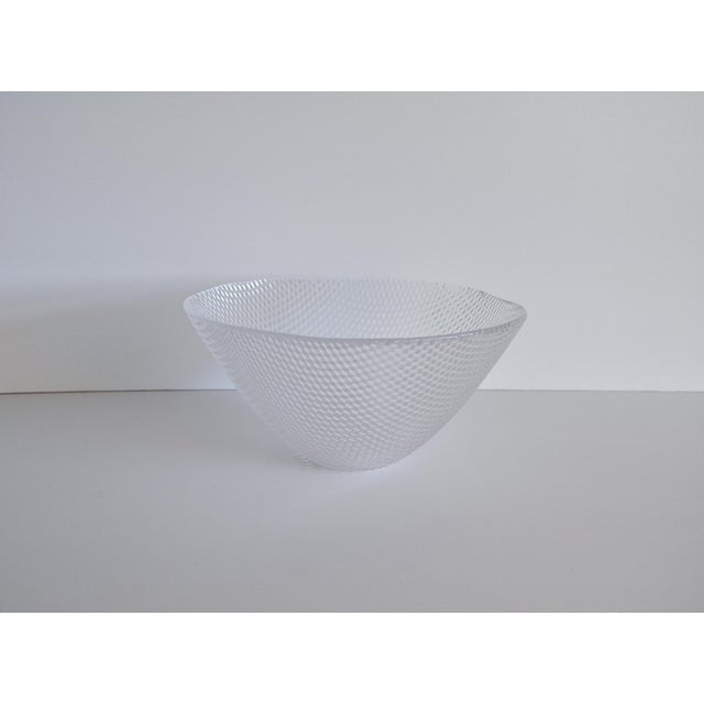 Postmodern Glass Bowl by Trigona for Holmegaard, Denmark, 1980s For Sale - Image 3 of 9