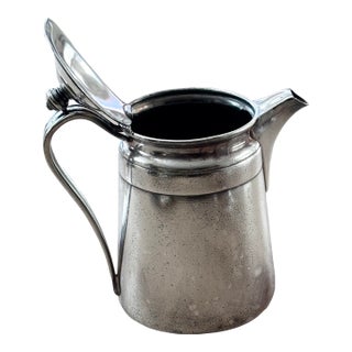Vintage 1940s Sheraton Hotel Silver Plate Coffee Pot 64oz Prop For Sale