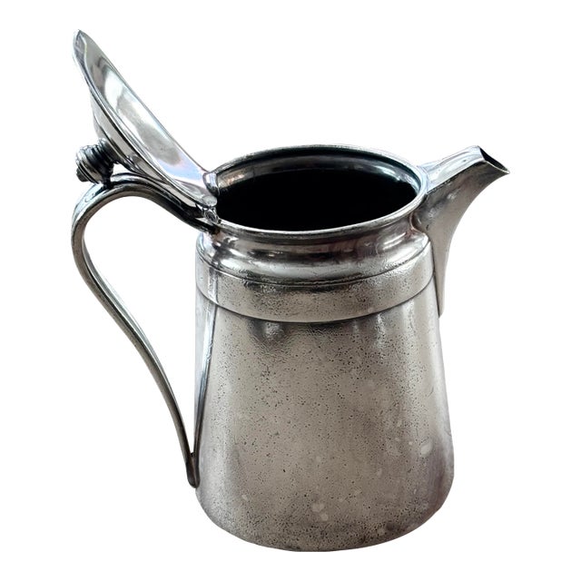 Vintage 1940s Sheraton Hotel Silver Plate Coffee Pot 64oz Prop For Sale