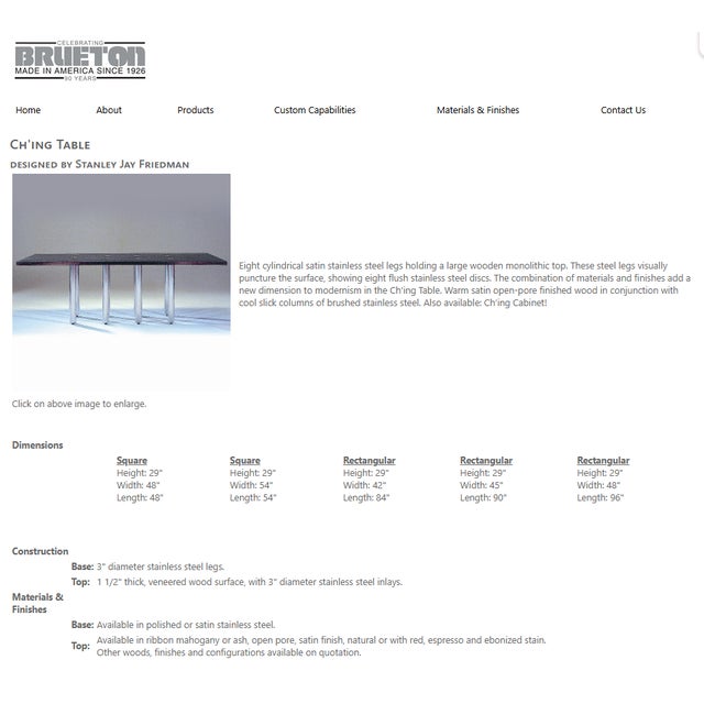 Brueton Late 20th Century Ching Dining Table Attributed to Stanley Jay Friedman for Brueton For Sale - Image 4 of 4